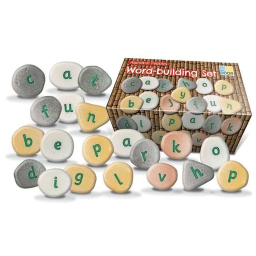 [YUS1002 YD] Yellow Door® Alphabet Pebbles — Word‑Building Set for Early Literacy