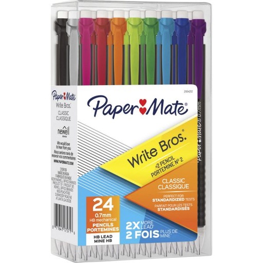 [2104212 SAN] Paper Mate® Write Bros® Classic Mechanical Pencils,Medium Point, 24‑Count 