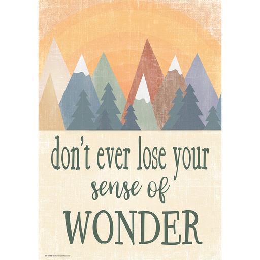 [7458 TCR] Don't Ever lose Your Sense of Wonder Positive Poster