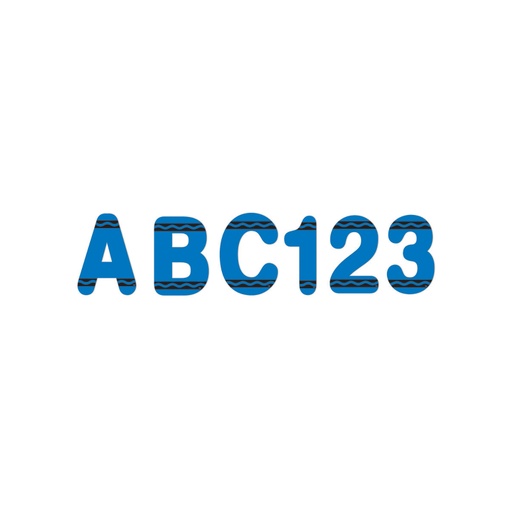 [850021 EU] Crayola® Blue Deco Letters