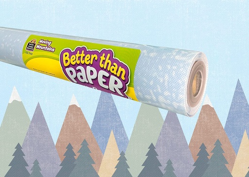 [32455 TCR] Better Than Paper® Moving Mountains Bulletin Board Roll Pack of 4