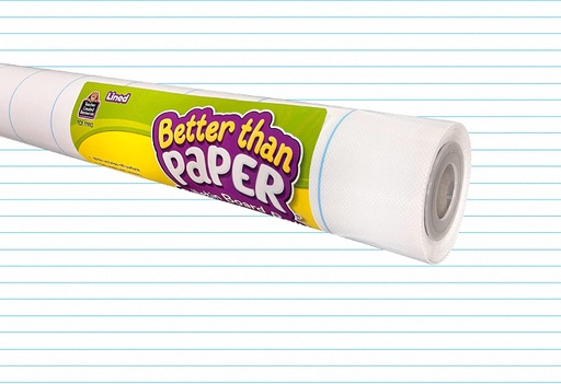 [32463 TCR] Better Than Paper Bulletin Board Roll, Lined, 4-Pack