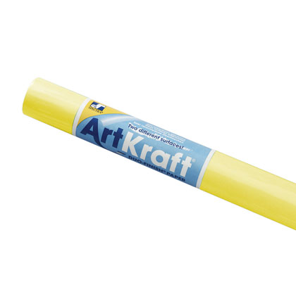 [67084 PAC] 48in x 200ft Canary ArtKraft Paper      Roll