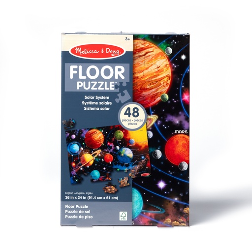 [413 LCI] Melissa & Doug® Solar System Floor Puzzle, 48 Pieces,24" x 36", 48 pieces 