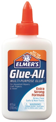 [E1322NR ELM] 4oz Elmers Glue-All                     Ea