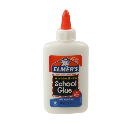 [E304NR ELM] 4oz Elmer's No Run Washable School Glue