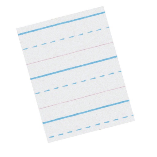 [ZP2412 PAC] Pacon® Zaner‑Bloser™ Sulphite Handwriting Paper — Grade 2, 10.5" × 8", 500 Sheets