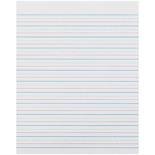 [ZP2413 PAC] 500ct 3rd Gr Zaner Bloser Sulphite Practice Paper