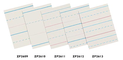 [ZP2413 PAC] 500ct 3rd Gr Zaner Bloser Sulphite Practice Paper