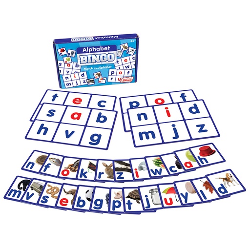 [542 JL] Junior Learning® Alphabet Bingo — 4 boards, 24 cards