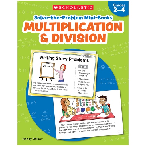 [736592 SC] Solve-the-Problem Mini Books: Multiplication & Division