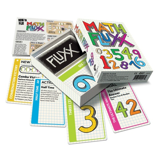 [077 LLB] Math Fluxx® Card Game