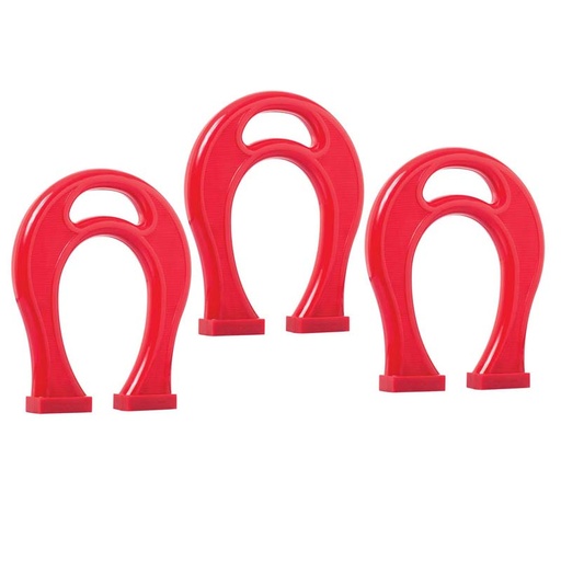 [HS01-3 DOW] 8" Giant Horseshoe Magnet, Pack of 3