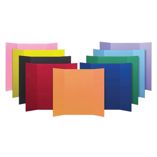 [3004524 FS] Corrugated Project Board, Assorted Colors, 36"W x 48"L, Pack of 24