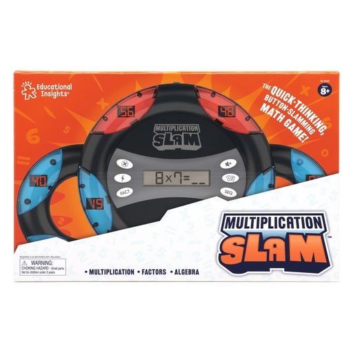 [8433 EI] Educational Insights® Multiplication Slam™ — Fast-Fact Fluency for Grades 3+