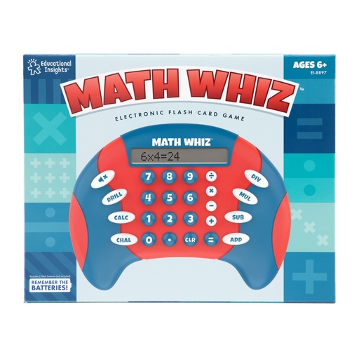[8897 EI] Math Whiz™ Handheld Electronic Math Game