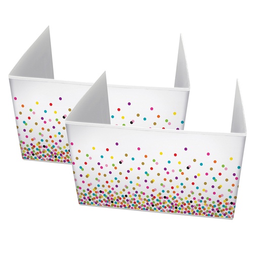 [20345-2 TCR] Teacher Created Resources® Confetti Classroom Privacy Screen, Pack of 2