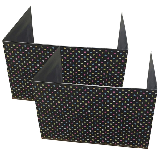 [20763-2 TCR] Chalkboard Brights Classroom Privacy Screen, Pack of 2