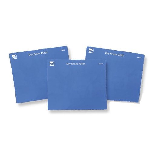 [74570-3 CLI] Charles Leonard® Multi‑Purpose Eraser Cloths — 7" × 7.75", 30 total (3 × 10)