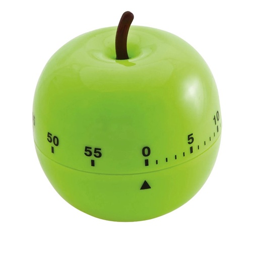 [77056 BAUM] Apple-Shaped Timer, Green