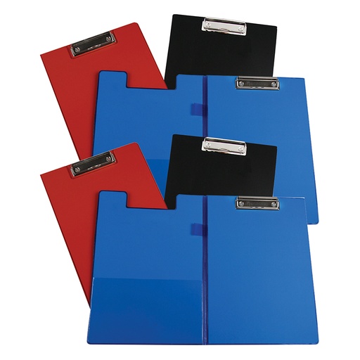 [30600-6 CL] Clipboard Folder, Assorted Colors, Pack of 6