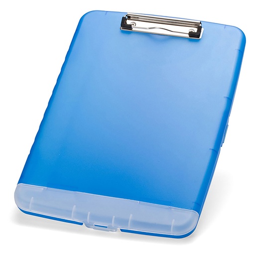 [83304 OIC] Blue Slim Clipboard with Storage