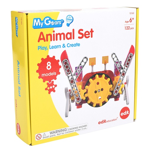 [12163 CTU] My Gears - Animal Set - 122-Piece Model Set