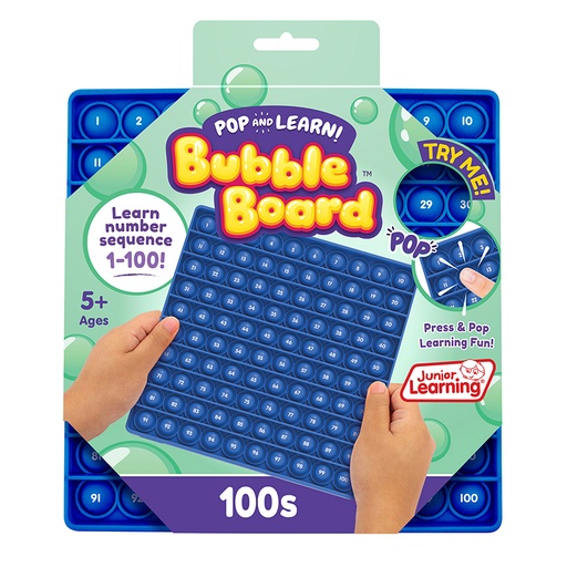 [676 JL] Junior Learning® 100s Bubble Board — Tactile hundreds chart for number fluency