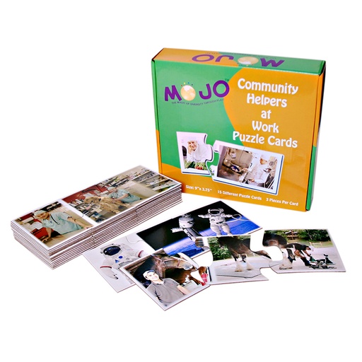 [35008 MJ] Community Helpers Puzzle Sequence Cards