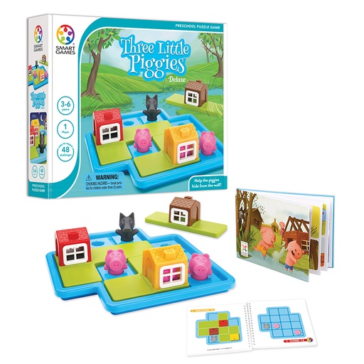 [023US SG] Three Little Piggies Deluxe Preschool Puzzle Game