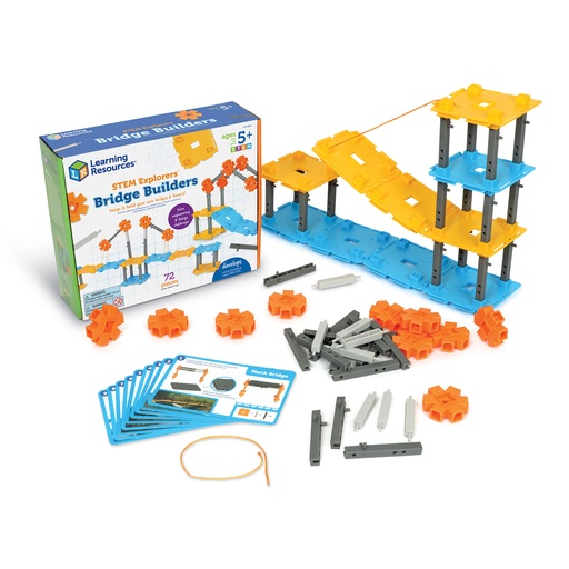 [9461 LER] Learning Resources® STEM Explorers™ Bridge Builders — Structural Engineering Challenges