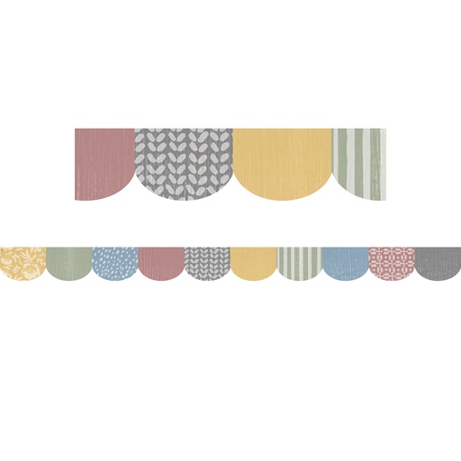 [7182 TCR] Classroom Cottage Scalloped DieCut Border Trim