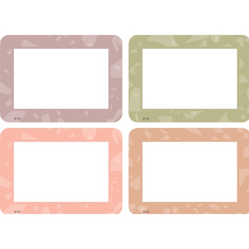 [7222 TCR] Terrazzo Tones Name Tags/Labels  MultiPack