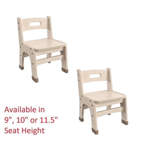 [24435 FF] Bright Beginnings Set of 2 Commercial Grade Wooden Classroom Chairs