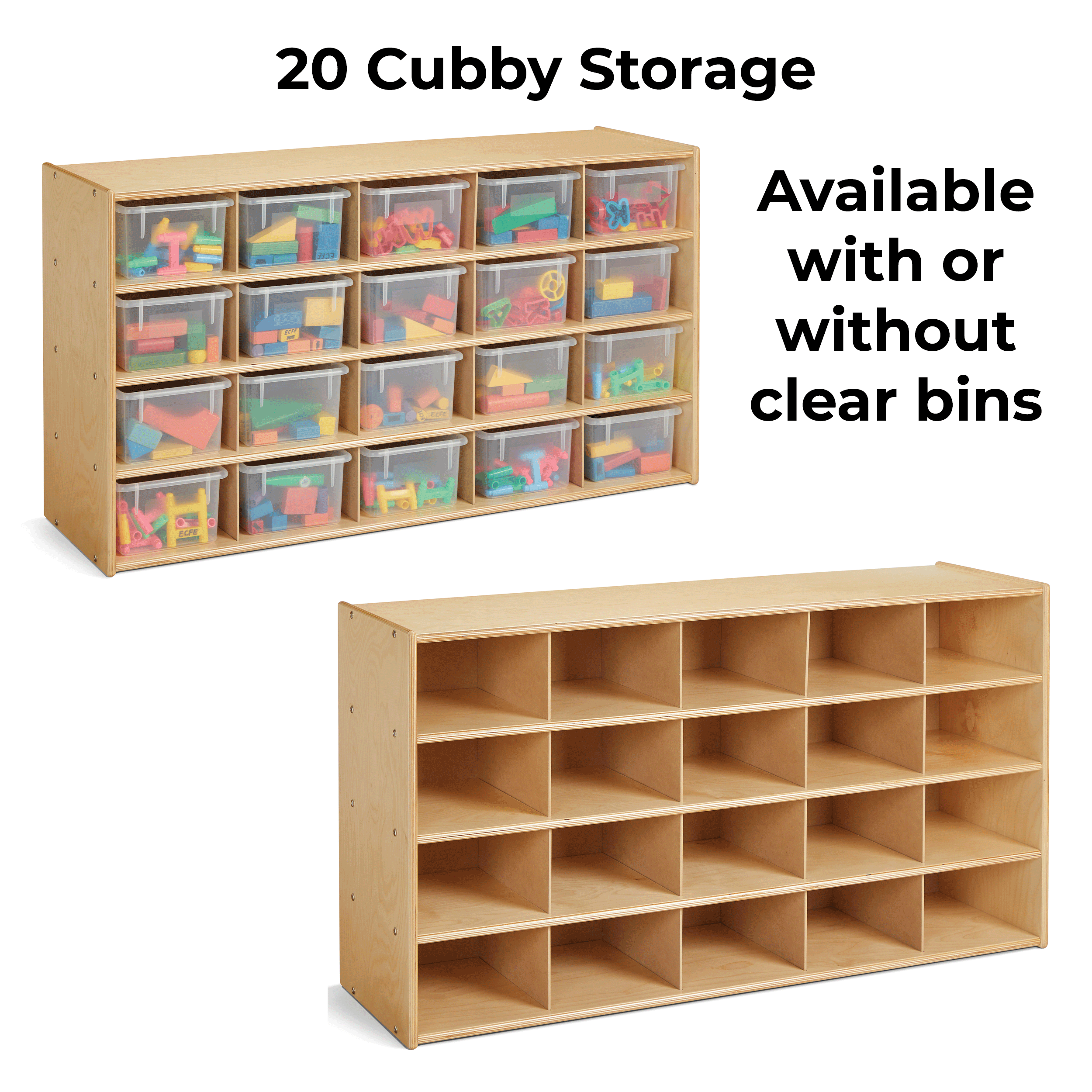 [YTCUB20] Young Time 20 Cubbie Tray Storage