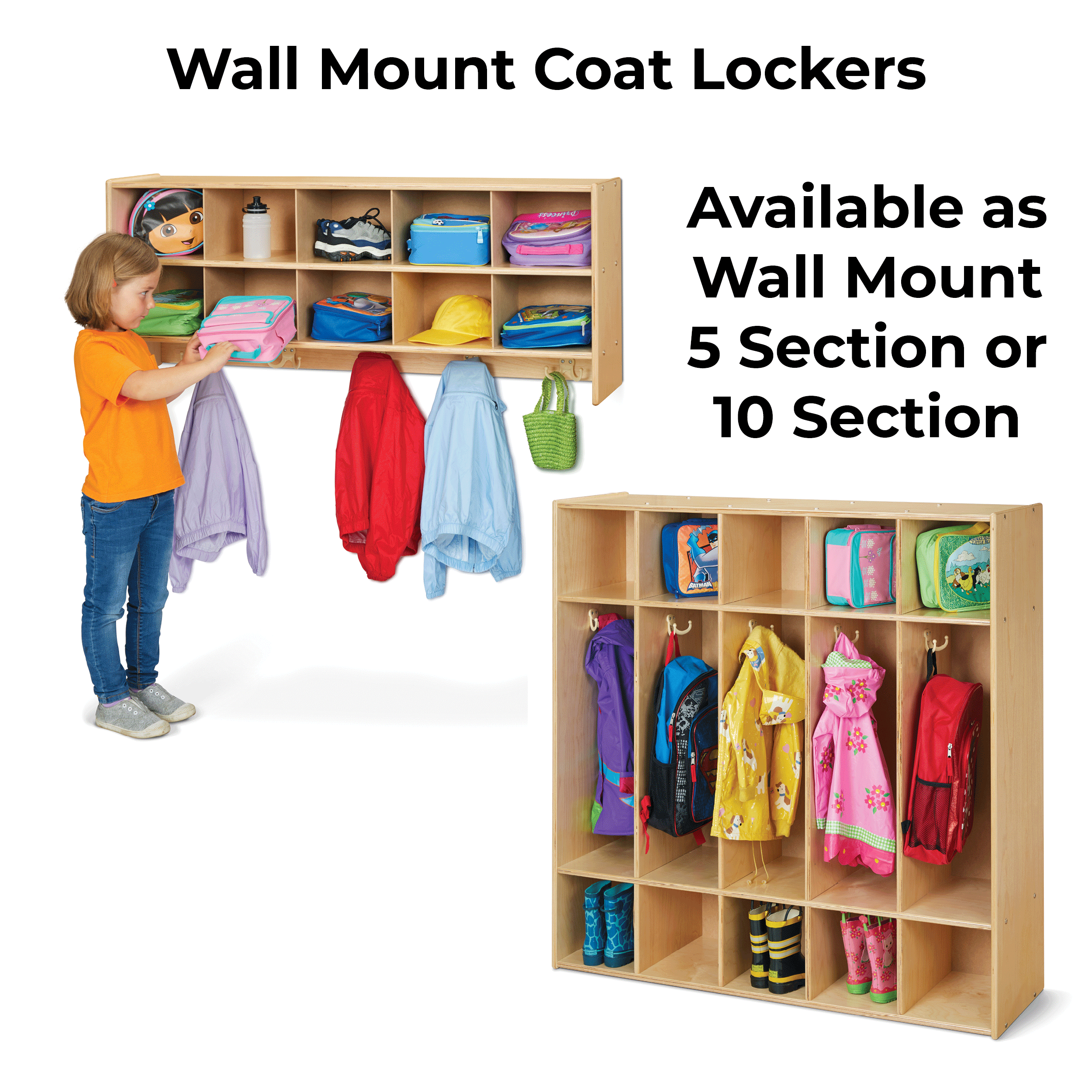 [YTCOALOC] Young Time Wall Mount Coat Locker