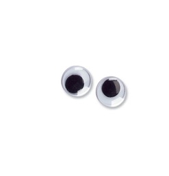 [64510 CLI] 50ct Black 10mm Wiggly Eyes
