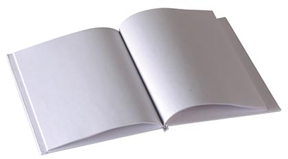 [10700 ASH] 6in x 8in Hardcover Blank Book