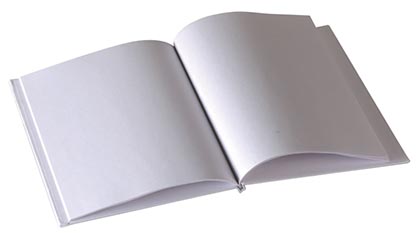 [10705 ASH] 8 1/2in x 11in Hardcover Blank Book