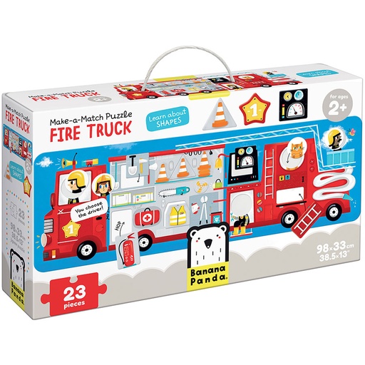 [49044 BPN] Make-a-Match Puzzle Fire Truck