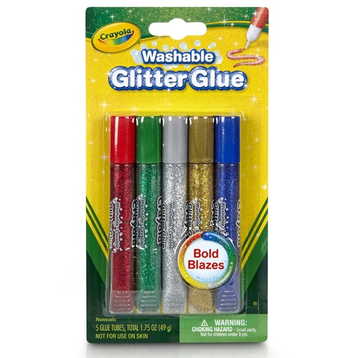 [693522 BIN] Bold Washable Glitter Glue Pack of 5