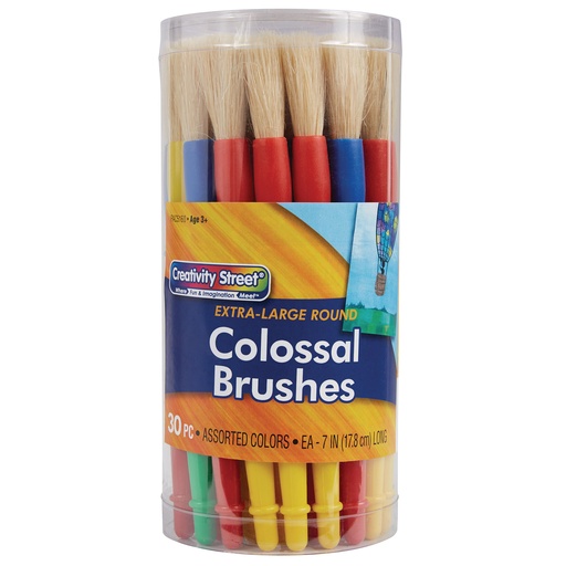 [AC5160 PAC] Plastic Handle Colossal Brush Classroom Pack 30 Brushes