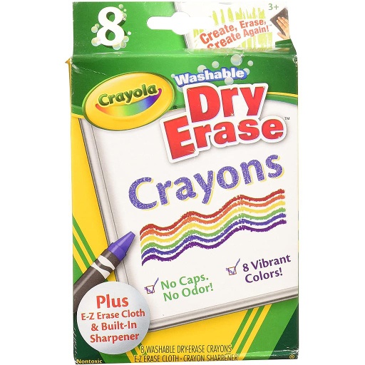 [985200 BIN] 8ct Crayola Dry Erase Crayons