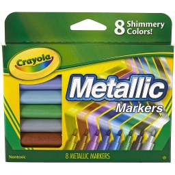 [588628 BIN] 8ct Crayola Metallic Markers