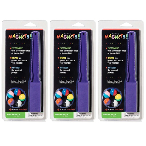 [736600-3 DOW] Magnet Wand & 5 Magnet Marbles 3 Sets