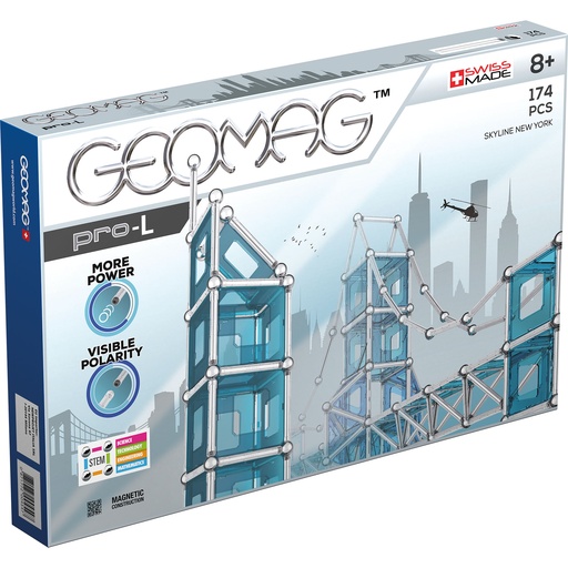 [027 GMW] Geomag™ PRO L Building Set 174 Pieces