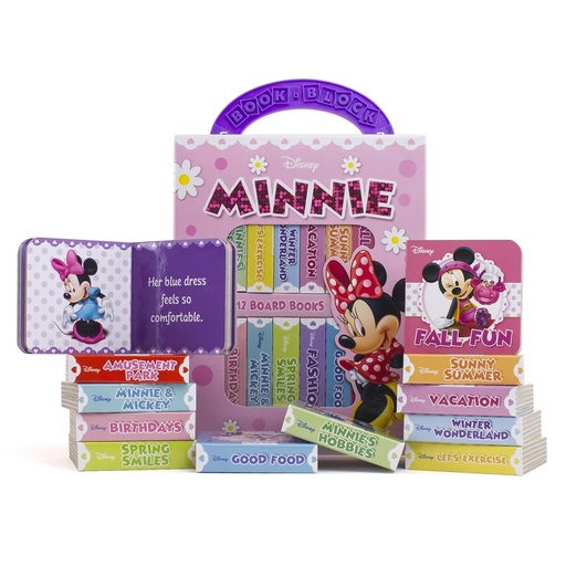 [38200 PUB] My First Library Minnie Mouse 12 Books