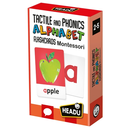 [EN26883 HDU] Montessori Flashcards Tactile and Phonics Alphabet