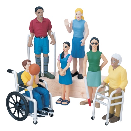 [164 MTC] Friends with Diverse Abilities Figures Set of 6