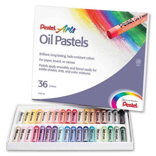 [PHN36 PEN] Oil Pastels 36 count